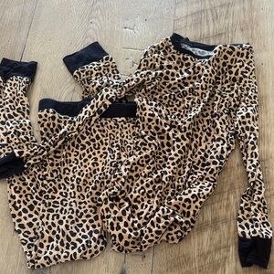 Leopard Print Kids Pajamas